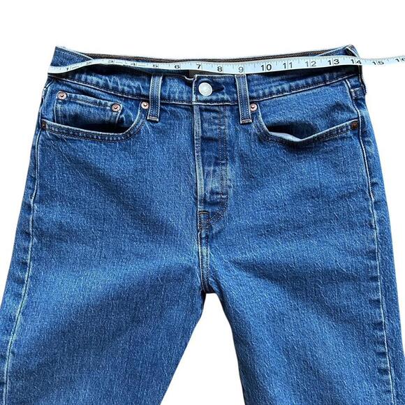 Levis Jeans Womens 28 Wedgie Straight Button Fly Big E 28x26 - Picture 3 of 9